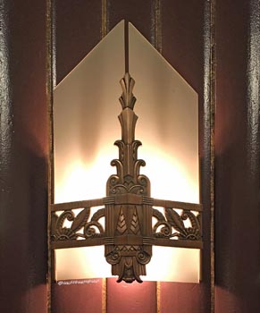 Pantages Theatre, Hollywood: Art Deco Wall Sconce