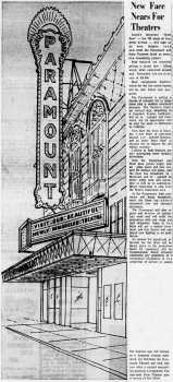 News of the extensive remodeling project to take place at the theatre, from the 24th November 1963 edition of <i>The Austin American</i> (560KB PDF)