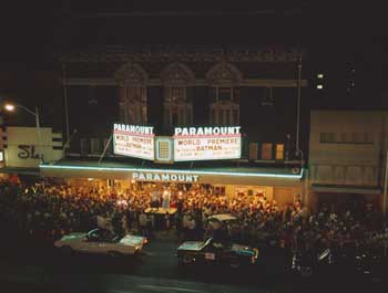 Batman premiere (1966), photo by Neal Douglass, courtesy <i>Texas Historical Commission</i> (JPG)