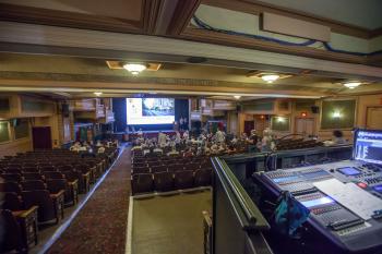 Paramount Theatre, Austin, Texas: Rear Orchestra Sound mix position