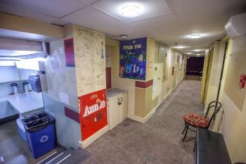 Paramount Theatre, Austin, Texas: Dressing Room Corridor in Basement