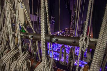 Paramount Theatre, Austin: Fly Floor Pin Rail
