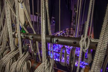 Paramount Theatre, Austin, Texas: Fly Floor Pin Rail