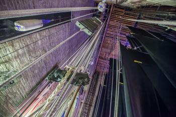 Paramount Theatre, Austin: Grid from Fly Floor