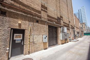 Paramount Theatre, Austin: Dock Door in Alley