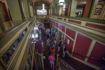 Paramount Theatre, Austin: Lobby from Upper Lobby