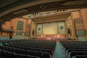 Pasadena Civic Auditorium: Fire Curtain from under Balcony soffit