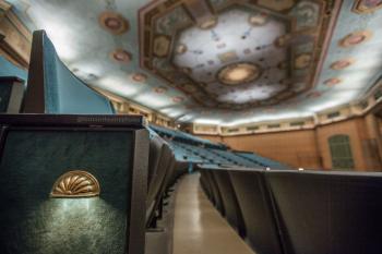 Pasadena Civic Auditorium, Los Angeles: Greater Metropolitan Area: Balcony seat detail