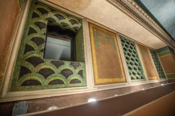 Pasadena Civic Auditorium, Los Angeles: Greater Metropolitan Area: Booth window in Balcony rear wall