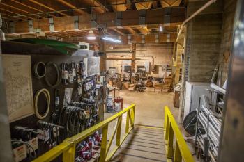 Pasadena Civic Auditorium: Understage Workshop (originally the Trap Room)