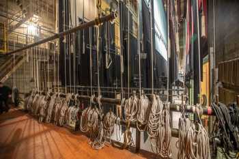 Pasadena Civic Auditorium: Stage Right Fly Floor from Downstage