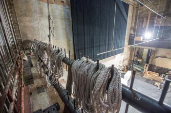 Pasadena Playhouse, Los Angeles: Greater Metropolitan Area: Pin Rail Downstage