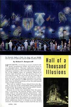 11-page article on the technical features of Radio City Music Hall, from the April 1950 edition of <i>Popular Mechanics</i>, digitized online by Google (7.7MB PDF)