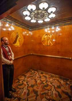 Radio City Music Hall, New York, New York: Elevator interior