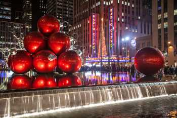 Radio City Music Hall, New York, New York: Radio City Music Hall from the Lilholts Pooley Pool