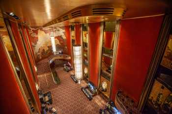 Radio City Music Hall, New York: Grand Foyer from Third Mezzanine