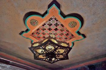 Rialto Theatre, South Pasadena, Los Angeles: Greater Metropolitan Area: Balcony Soffit Light Fixture