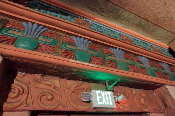 Rialto Theatre, South Pasadena, Los Angeles: Greater Metropolitan Area: Orchestra Exit detail