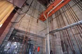Rialto Theatre, South Pasadena: Stage Right with Switchboard
