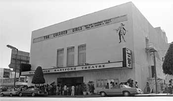 The theatre as the <i>Huntington Hartford Theatre</i> in 1978, courtesy UCLA Special Collections (JPG)