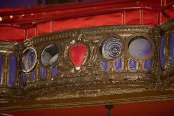 Riviera Theatre, Chicago, Chicago: Balcony Front Closeup