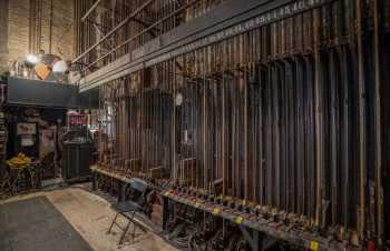 Riviera Theatre, Chicago, Chicago: Counterweight Wall from upstage right