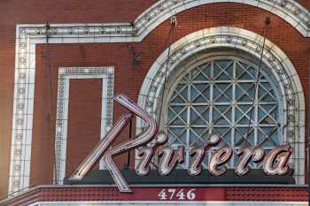Riviera Theatre, Chicago: Façade Closeup