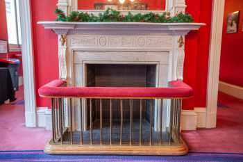 Royal Lyceum Theatre Edinburgh, United Kingdom: outside London: Fireplace closeup