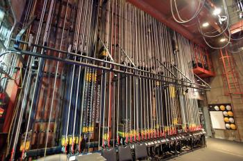 Royce Hall, UCLA: Counterweight Wall, Stage Right