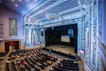 Saban Theatre, Beverly Hills, Los Angeles: Greater Metropolitan Area: Stage from Balcony Right