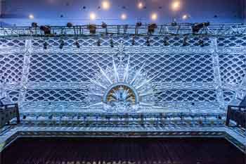 Saban Theatre, Beverly Hills, Los Angeles: Greater Metropolitan Area: Central Proscenium Arch above Orchestra seating