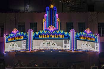 Marquee at night