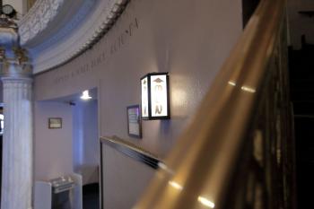 Saban Theatre, Beverly Hills: Lobby wall from staircase