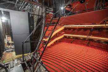 San Diego Civic Theatre, California (outside Los Angeles and San Francisco): Eyebrow overlooking Auditorium, with main speaker cluster to left