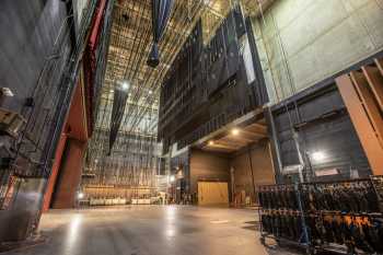San Diego Civic Theatre, California (outside Los Angeles and San Francisco): Stage and Scene Dock from Stage Left