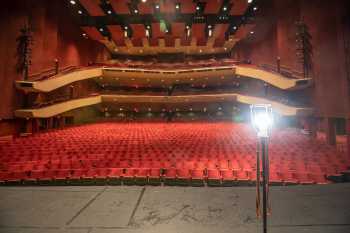 San Diego Civic Theatre, California (outside Los Angeles and San Francisco): Stage and Auditorium with Ghost Light