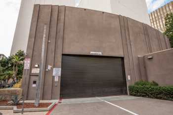 San Diego Civic Theatre, California (outside Los Angeles and San Francisco): Loading Dock Door