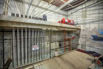 San Diego Civic Theatre, California (outside Los Angeles and San Francisco): Grid Upstage Right corner, showing access ladder