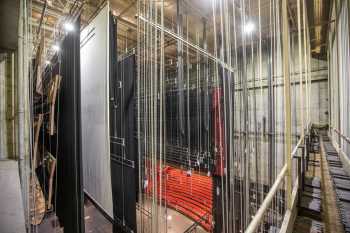 San Diego Civic Theatre, California (outside Los Angeles and San Francisco): Fly Floor / Loading Gallery from Upstage