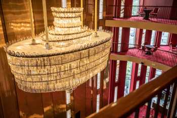 San Diego Civic Theatre, California (outside Los Angeles and San Francisco): Chandelier Balcony View