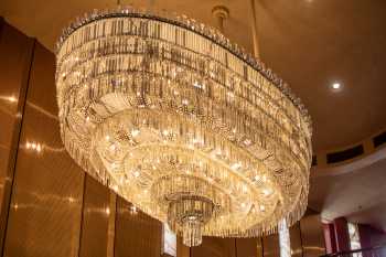San Diego Civic Theatre, California (outside Los Angeles and San Francisco): Chandelier from below