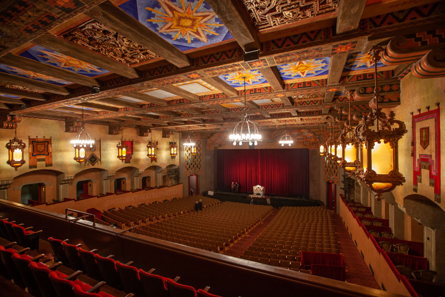 San Gabriel Mission Playhouse: Auditorium from Balcony