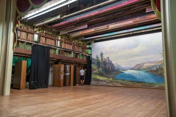 Austin Scottish Rite, Texas: Stage from Auditorium right