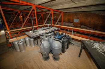 Long Beach Scottish Rite, Los Angeles: Greater Metropolitan Area: Retired lighting instruments in Attic