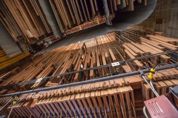 Pasadena Scottish Rite, Los Angeles: Greater Metropolitan Area: Fly Floor from below