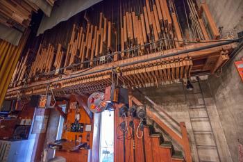 Pasadena Scottish Rite, Los Angeles: Greater Metropolitan Area: Fly Floor on Stage Right