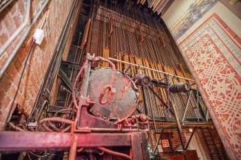 Tucson Scottish Rite, American Southwest: Counterweight Wall from Switchboard