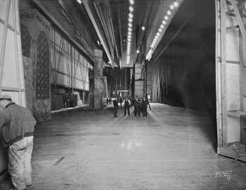 Stage of the Shrine Auditorium circa 1926, courtesy <i>Al Malaikah Shriners</i> (JPG)