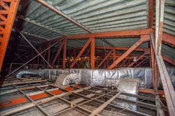 Shrine Auditorium, University Park, Los Angeles: Greater Metropolitan Area: Rear Auditorium within Attic