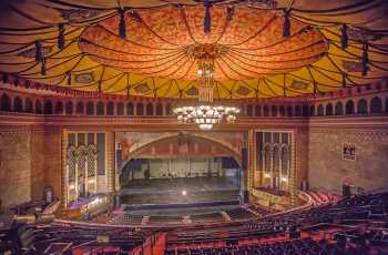 Shrine Auditorium, University Park, Los Angeles: Greater Metropolitan Area: Stage from Upper Balcony Left